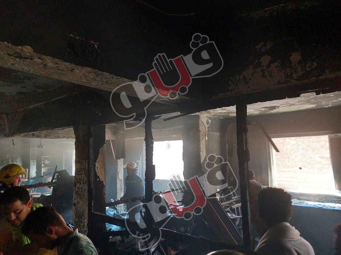 حريق كنيسة أبو سيفين بإمبابة (4)