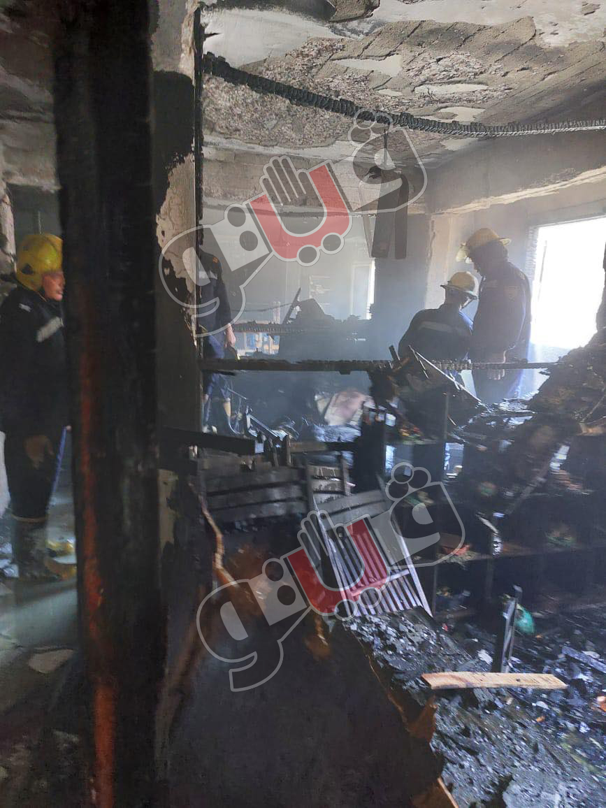 حريق كنيسة أبو سيفين بإمبابة (5)