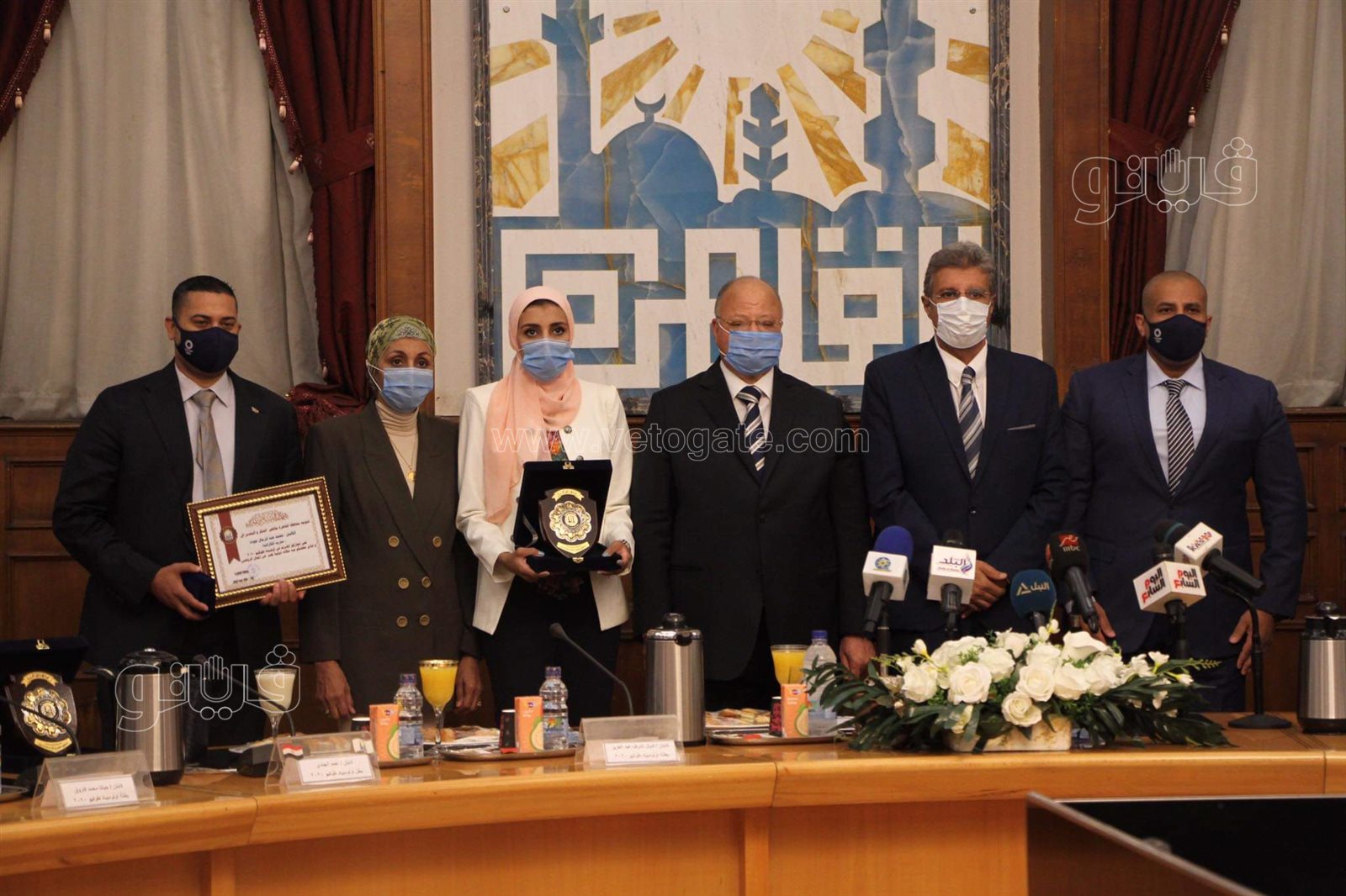 هدية محافظة القاهرة لأبطال أولمبياد طوكيو (8)