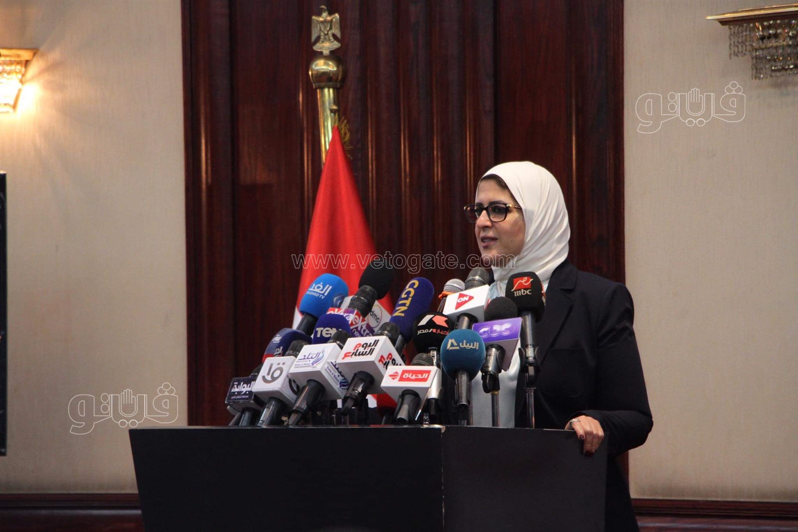 مؤتمر وزيرة الصحة (9)