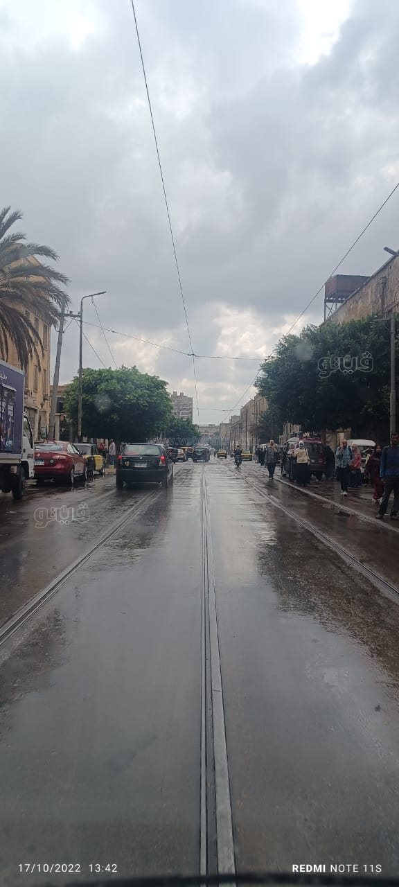  هطول أمطار غزيرة على الإسكندرية  (4)