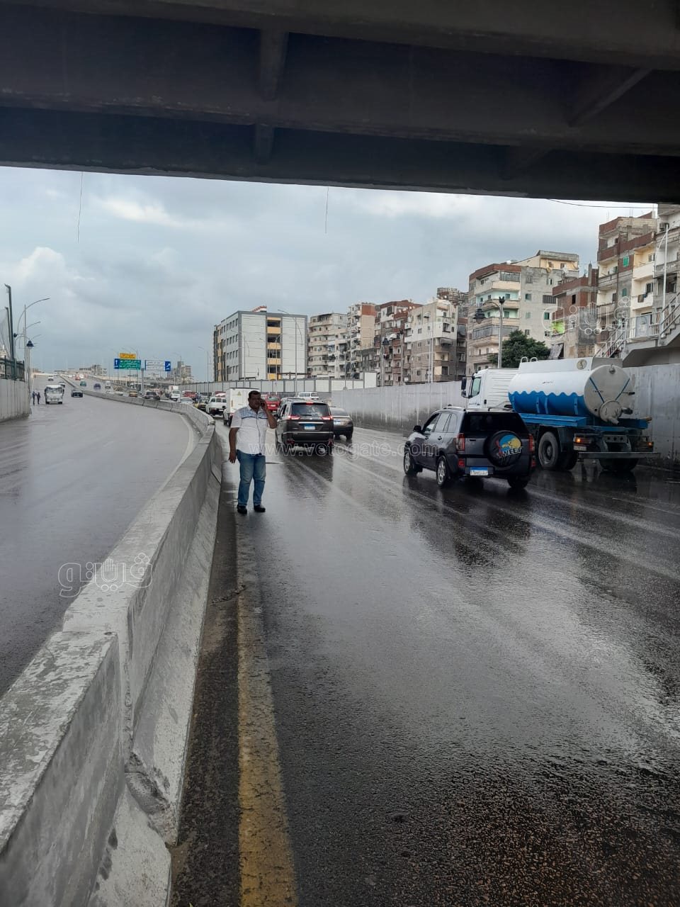  هطول أمطار غزيرة على الإسكندرية  (8)