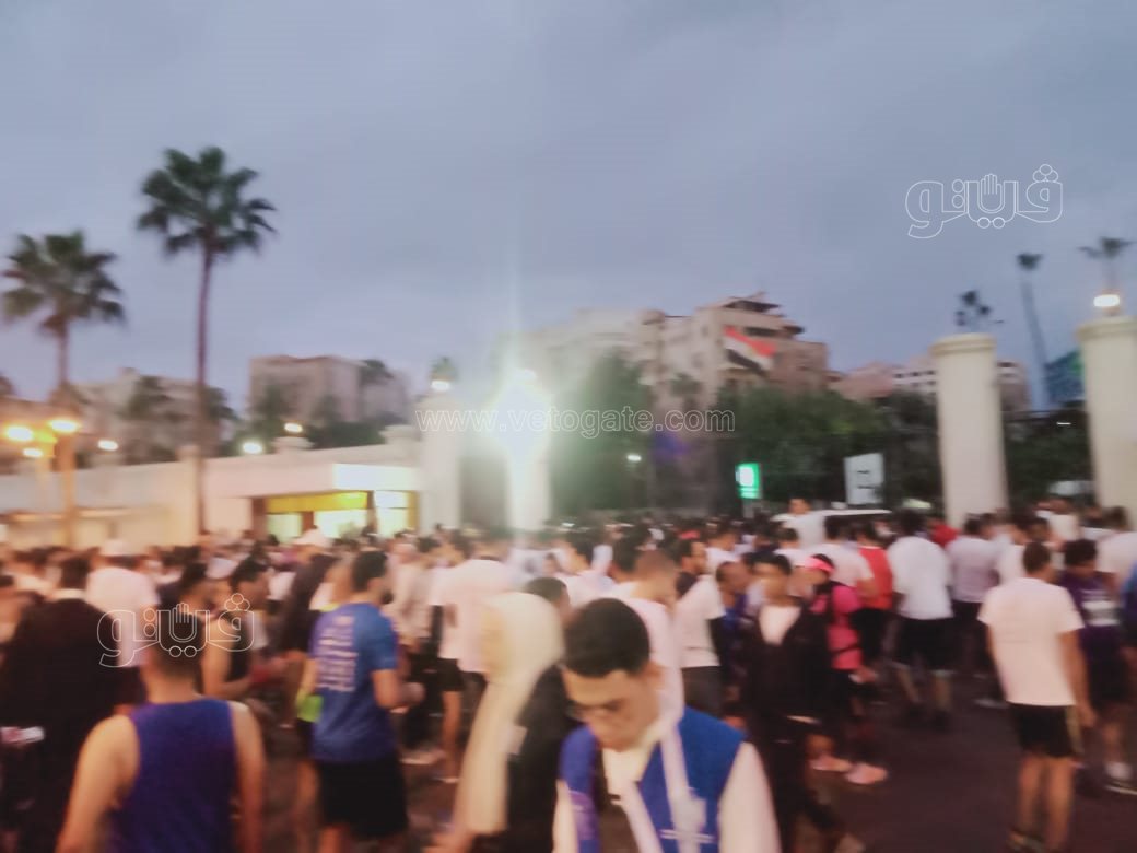 توافد المشاركين في ماراثون زايد الخيري بإستاد الإسكندرية (6)