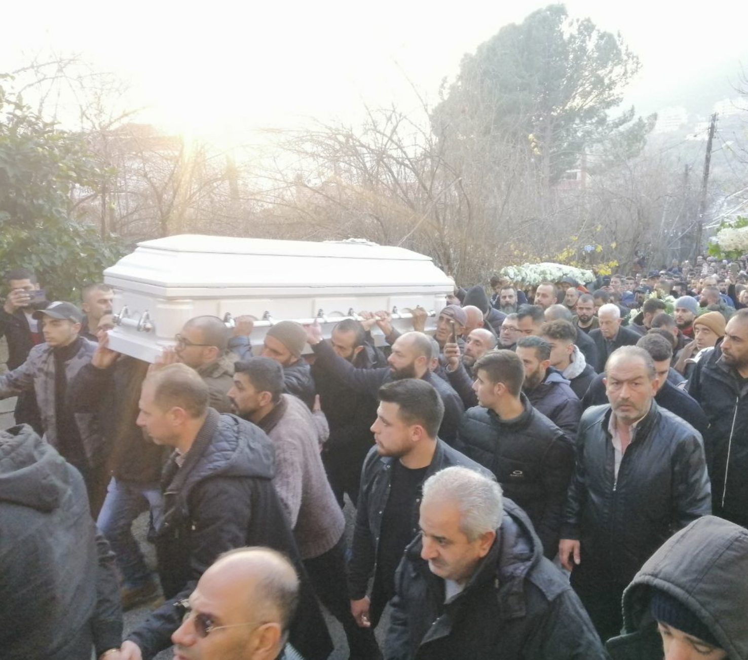 وديع جورج وسوف، لقطات من تشييع وتأبين الراحل في سوريا ١، فيتو