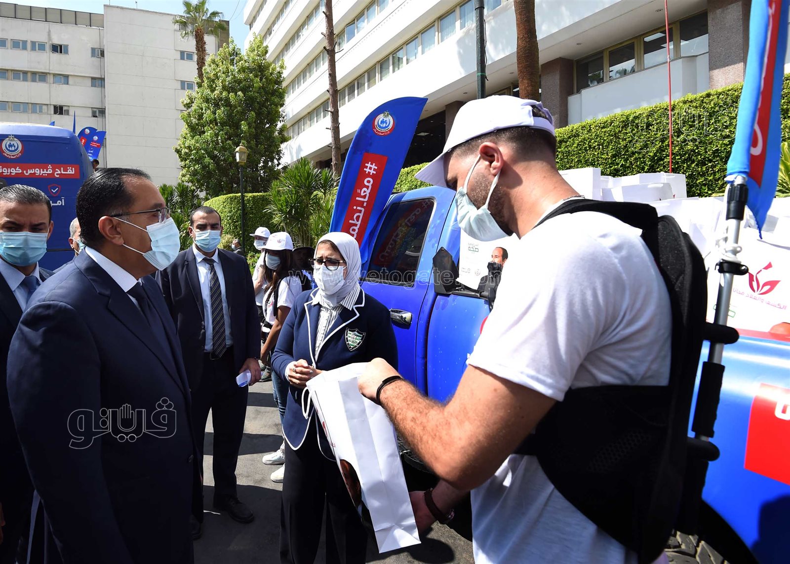 رئيس الوزراء يدشن حملة معًا نطمئن.. سجل الآن لتشجيع المواطنين على تلقي لقاح كورونا (7)