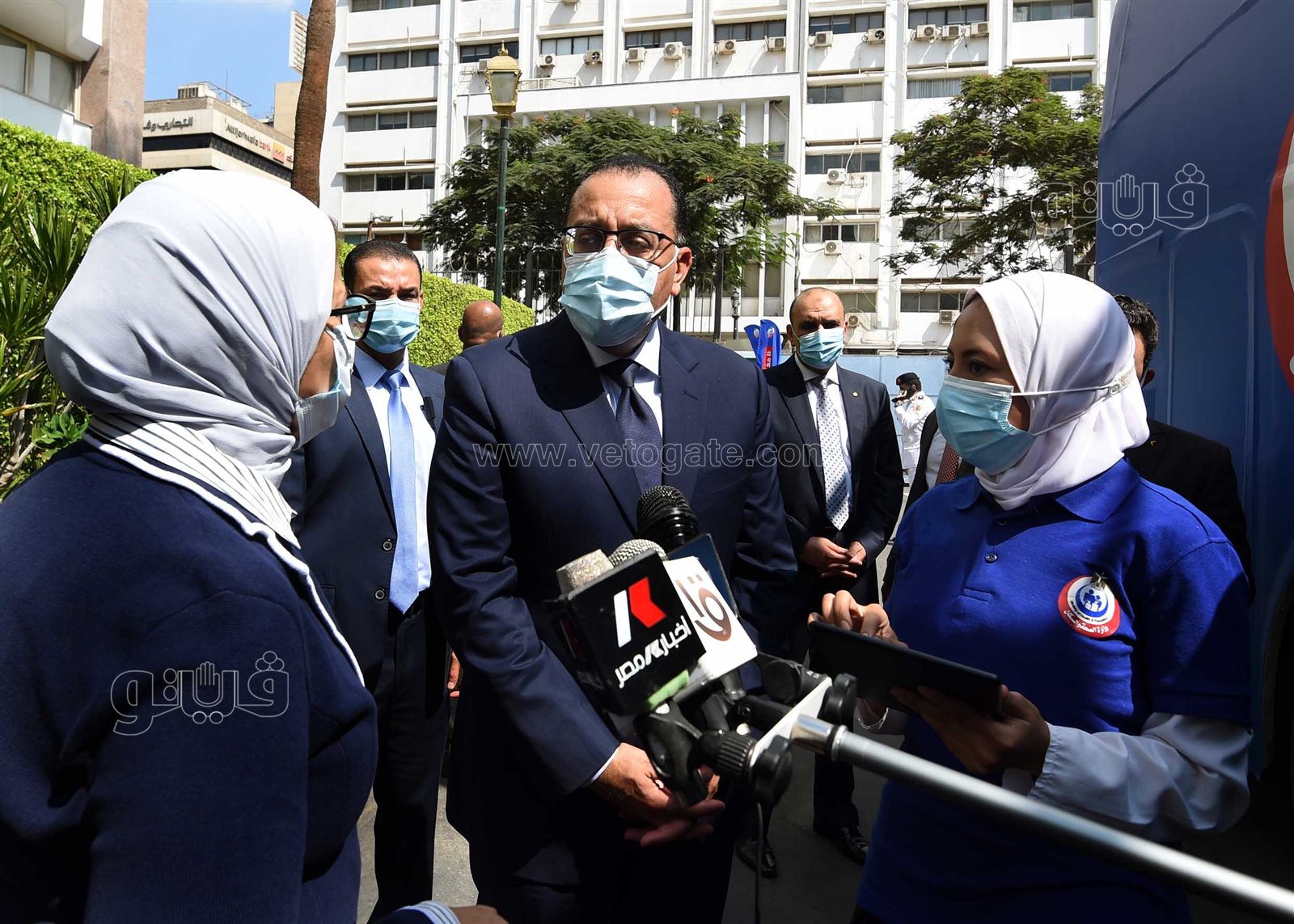 رئيس الوزراء يدشن حملة معًا نطمئن.. سجل الآن لتشجيع المواطنين على تلقي لقاح كورونا (2)