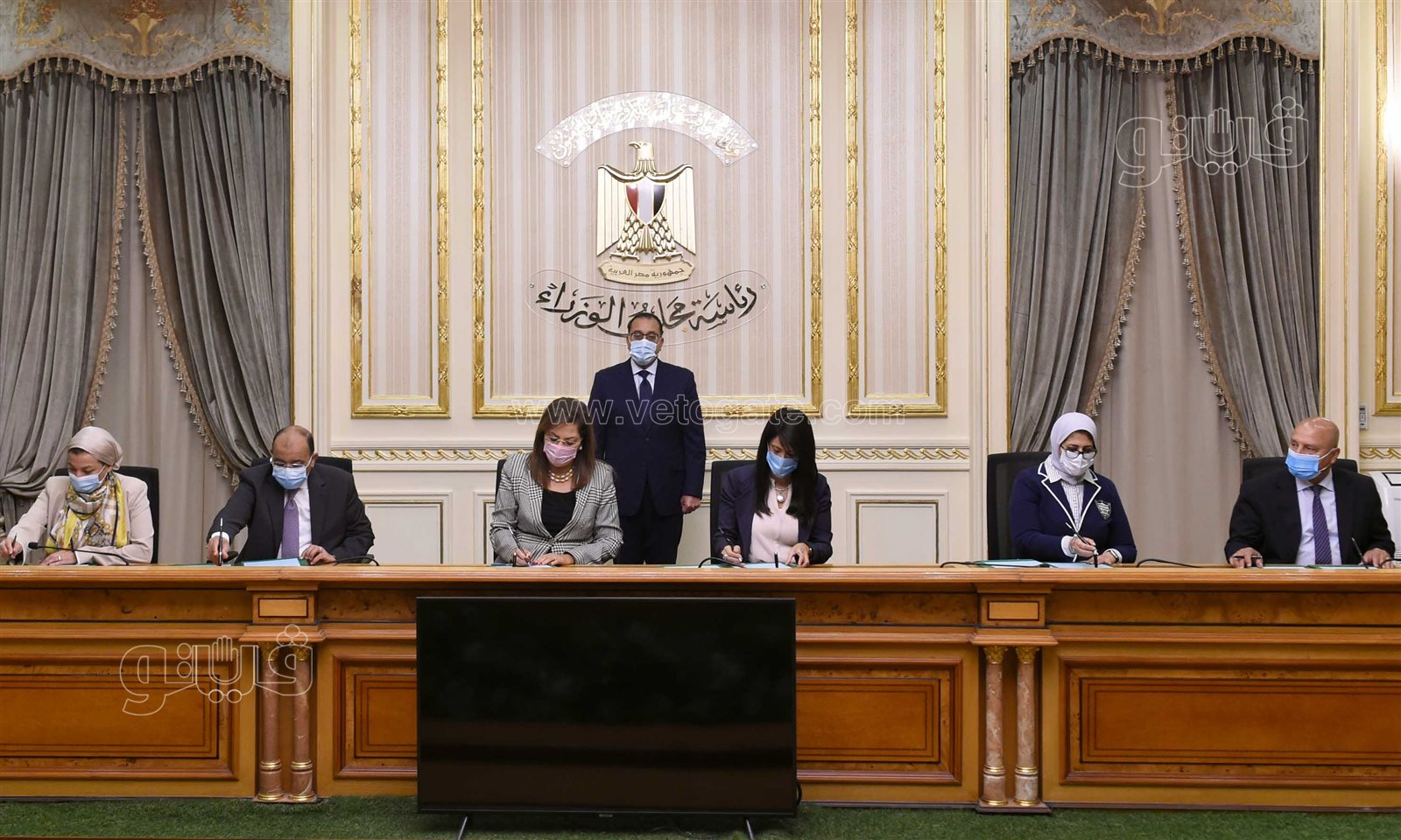 مدبولي يشهد توقيع اتفاقية تنفيذ مشروع إدارة تلوث الهواء وتغير المناخ في القاهرة الكبرى (1)