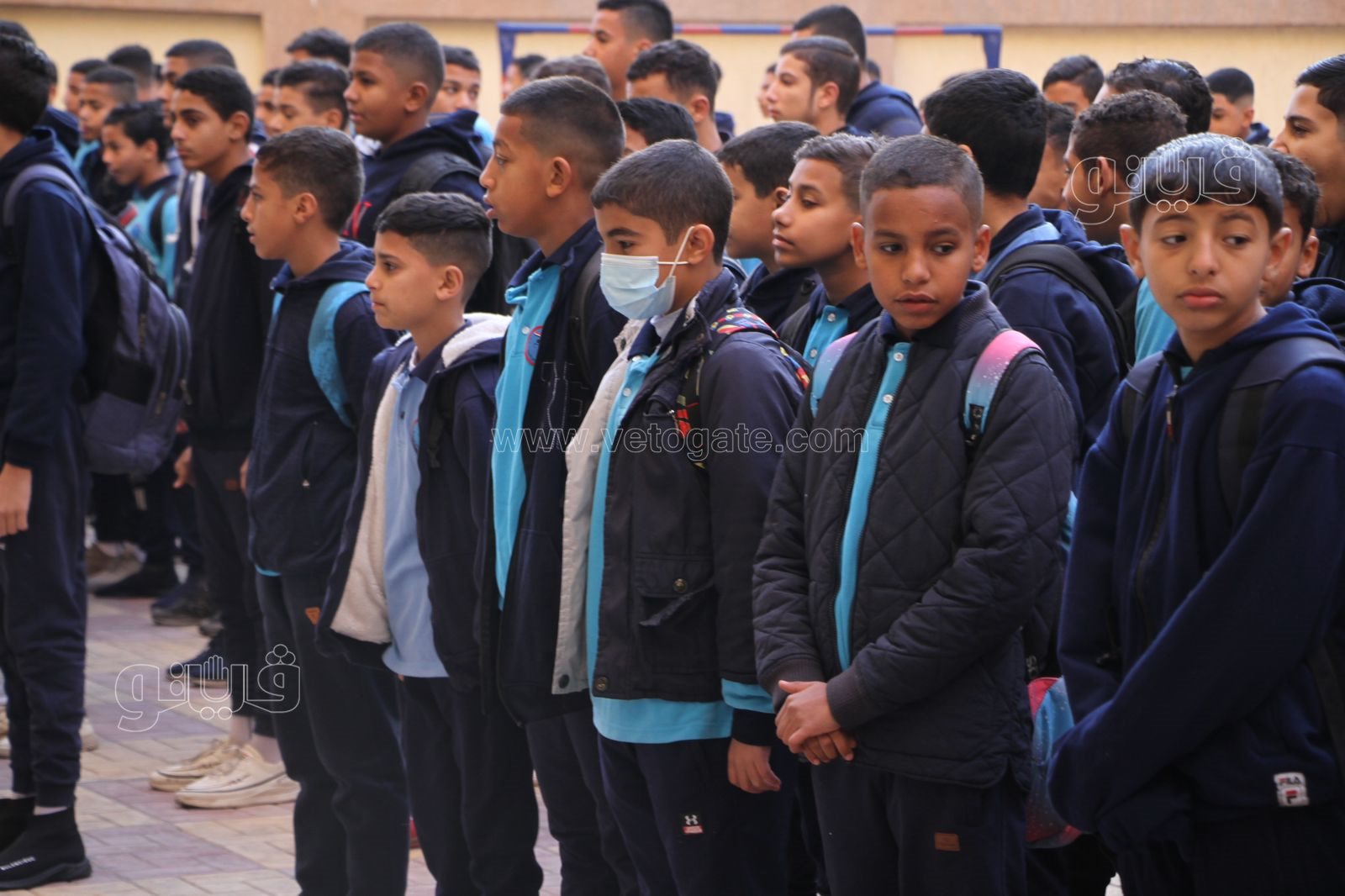 بدء الفصل الدراسي الثاني بجميع مدارس الجمهورية بتحية العلم وطابور الصباح (7)