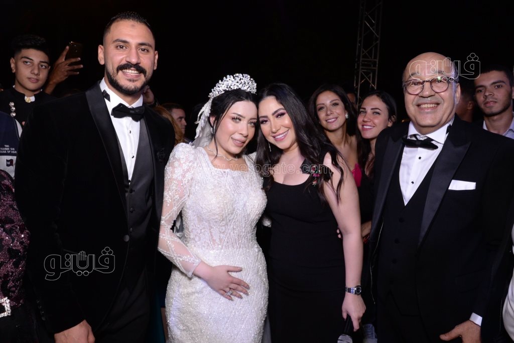  نجوم الفن بزفاف دينا حجاج عبدالعظيم (21)