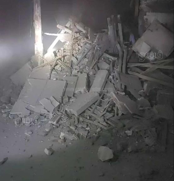 انهيار منزل مكون من 3 طوابق في طنطا (1)