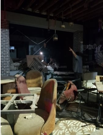 حريق كافيه ومطعم اسيوط (6)