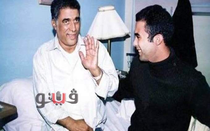 احمد زكى وابنه هيثم 