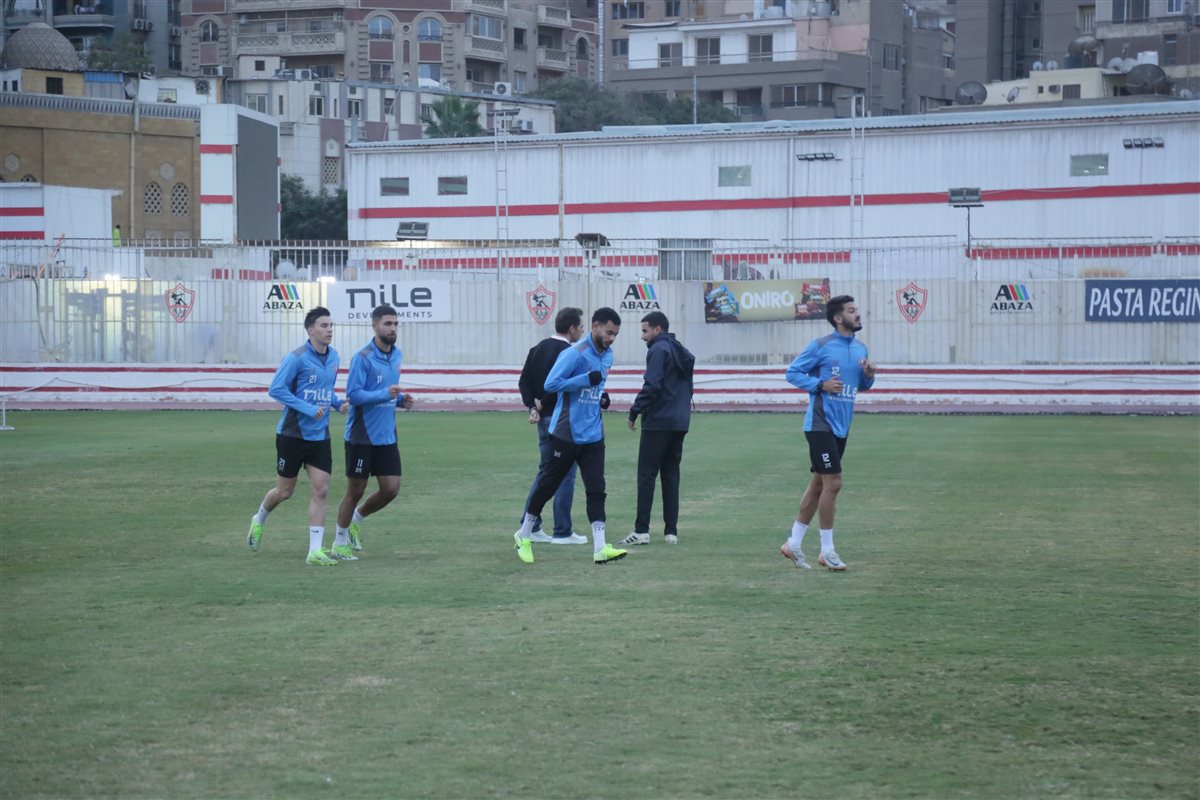 توماس جروتر يحضر مران الزمالك، فيتو