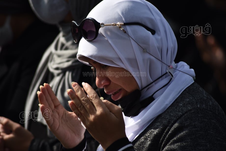 لحظة تشييع جثمان سهير البابلي من مسجد الشرطة (13)