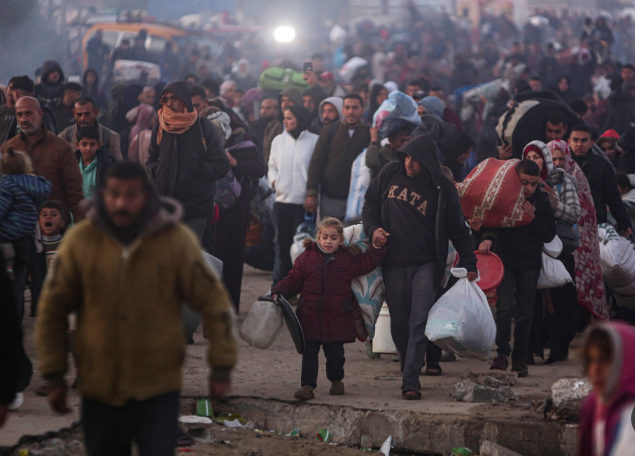 عودة النازحين الفلسطينيين لشمال غزة، فيتو