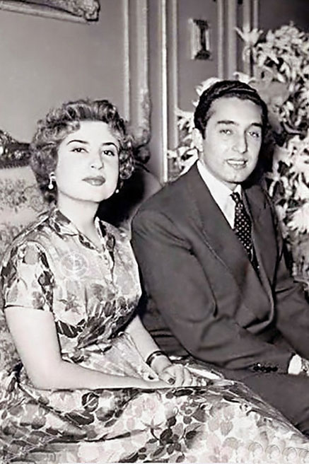 ناريمان والزوج الثانى أحمد النقيب