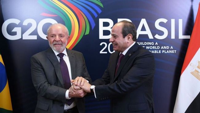 الرئيس السيسي ونظيره البرازيلي، فيتو