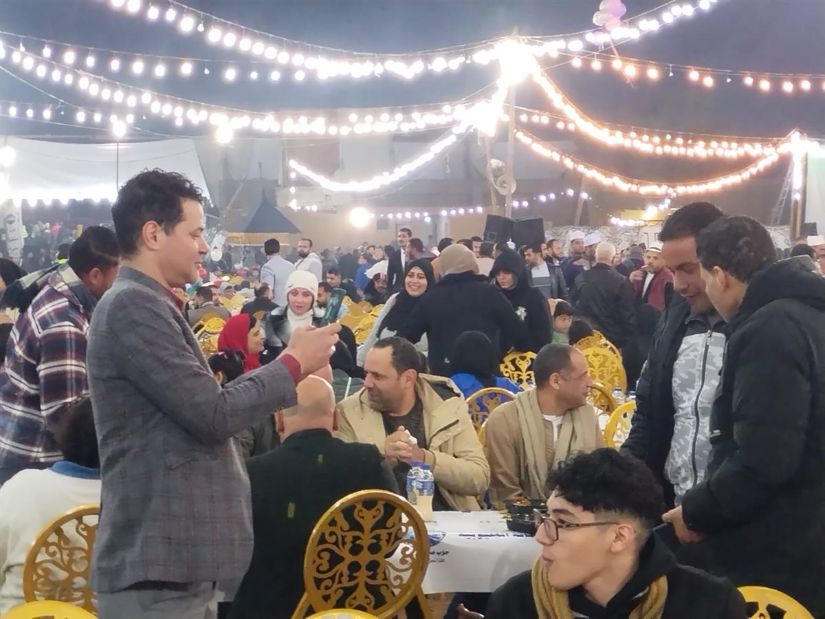 اكبر مائدة افطار بشبرا الخيمة &nbsp;،فيتو