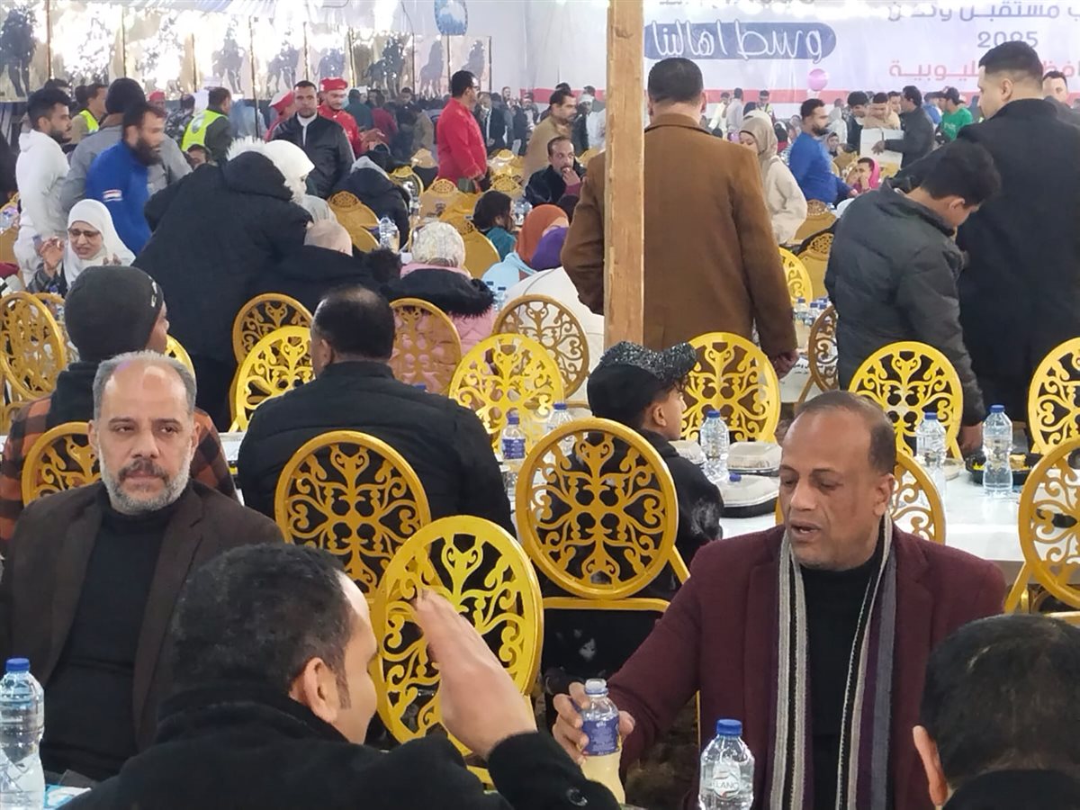 اكبر مائدة افطار بشبرا الخيمة &nbsp;،فيتو