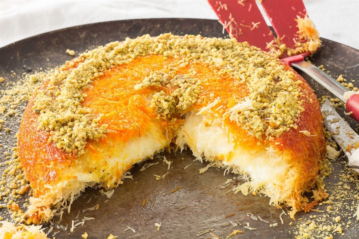 طريقة الكنافة بالقشطة