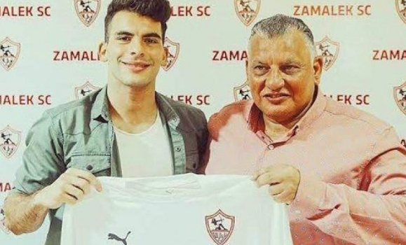 لاعب الزمالك زيزو مع والده، فيتو