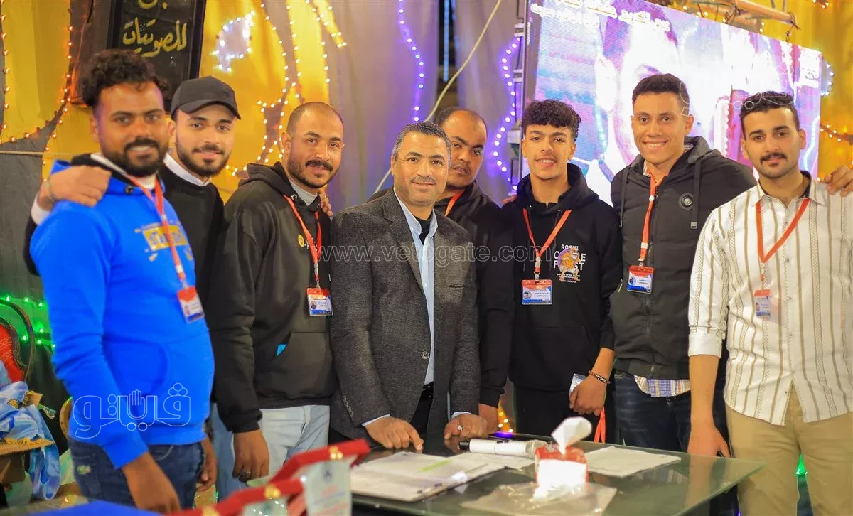 جانب من احتفالية تكريم حفظة القرآن الكريم بالقرية العاشرة مدرسة، فيتو