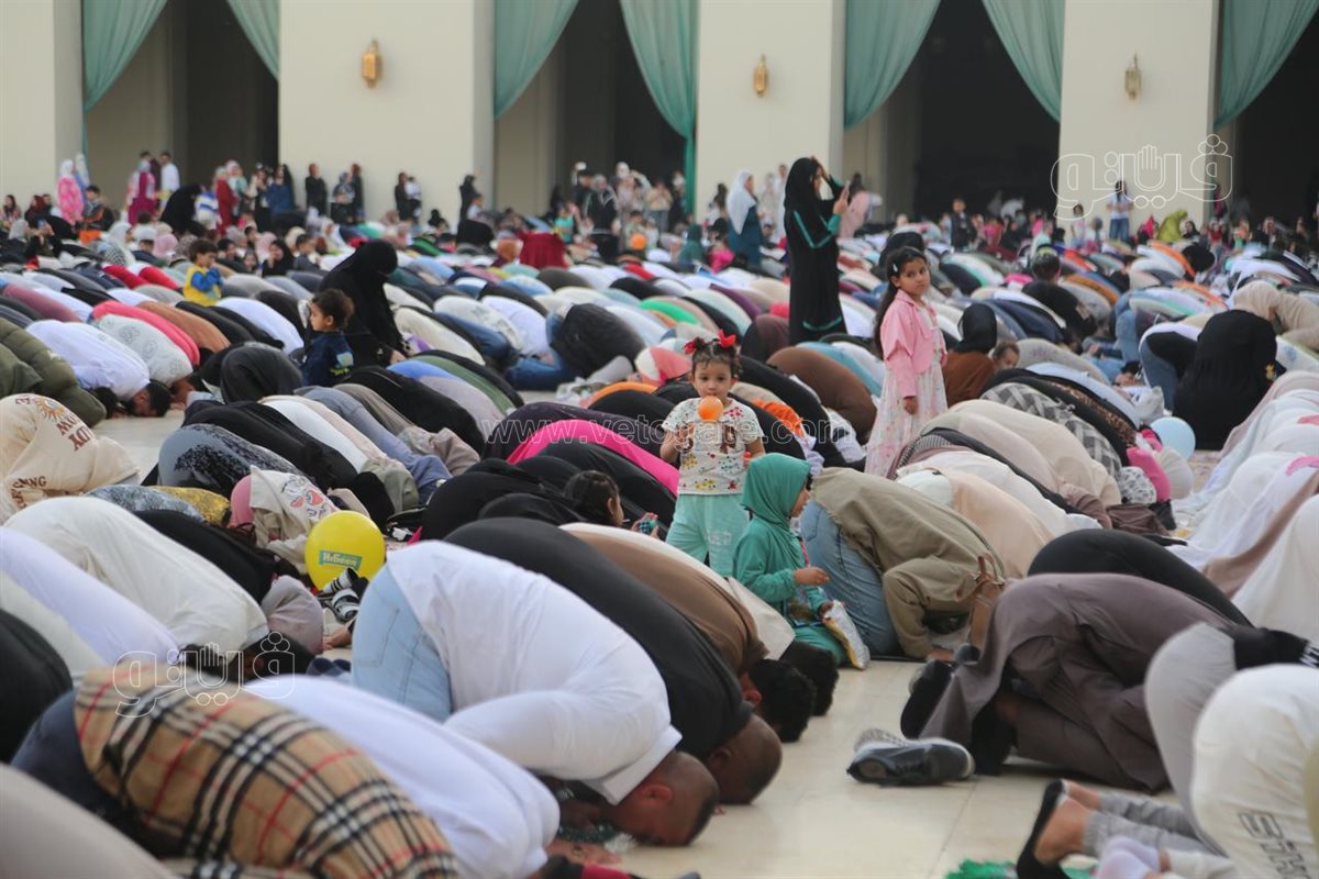 أجواء فرحة، صلاة العيد الفطر في الحاكم بأمر الله حاجة ثانية (31)