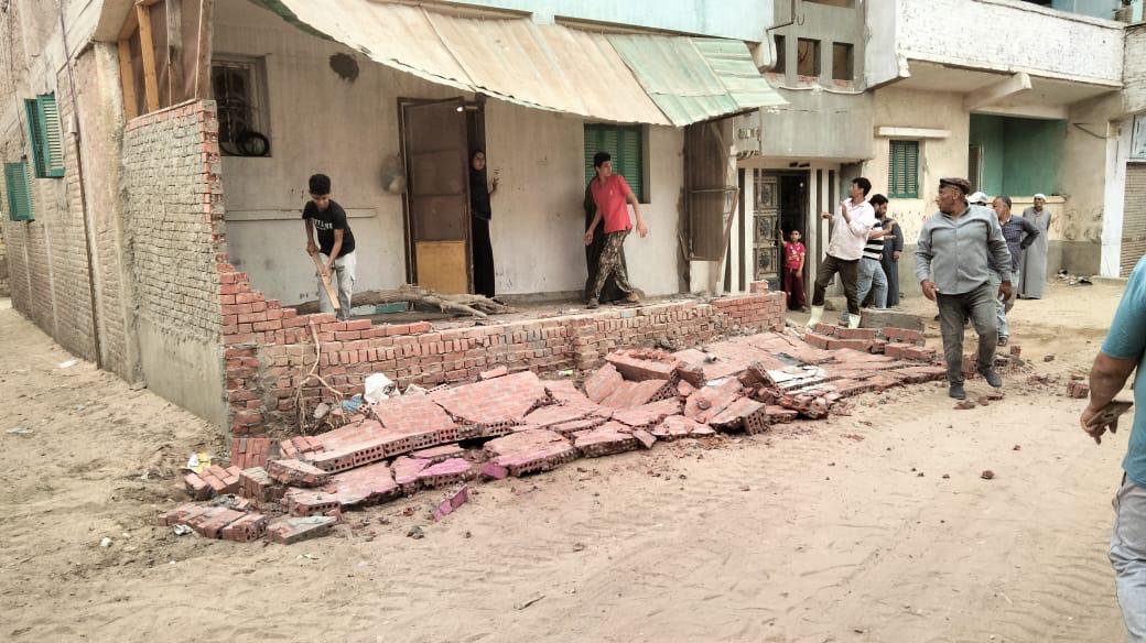 جانب من أعمال الازالة،فيتو