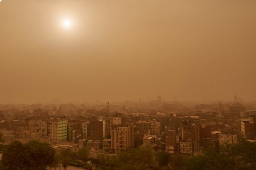 العاصفة الترابية في مصر، فيتو
