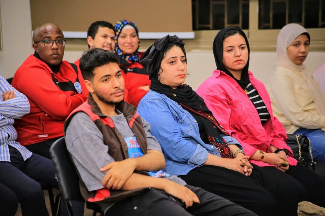 جانب من مشاركة طلاب جامعة القناة، فيتو