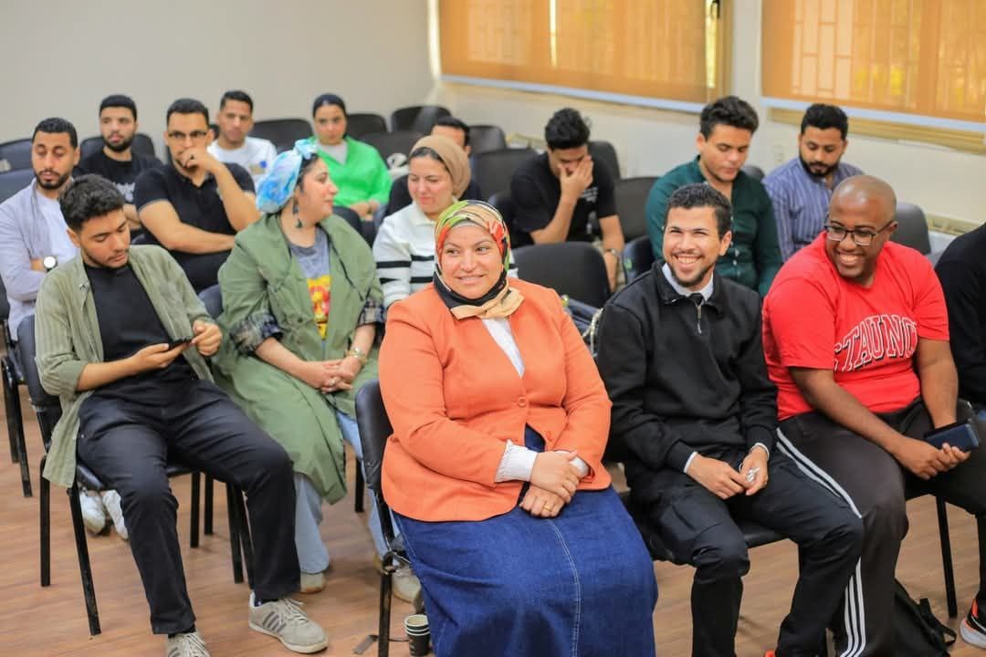 جانب من مشاركة طلاب جامعة القناة، فيتو