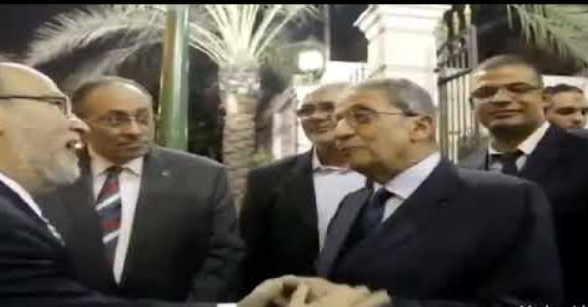 حديق عصام العريان لعمرو موسى عن وفاة مبارك في السجن، فيتو