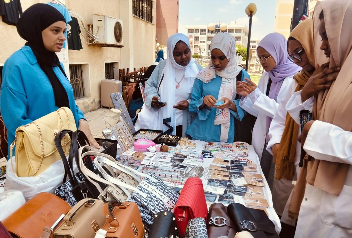 جانب من فعاليات المعرض، فيتو