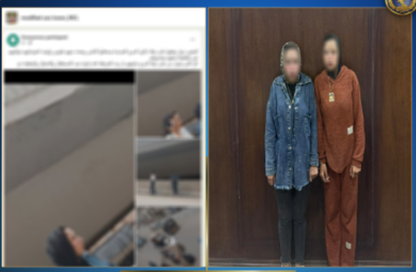 <strong>القبض على فتاتين لاستجداء المارة بالمرج بعد تداول الواقعة&nbsp;</strong>