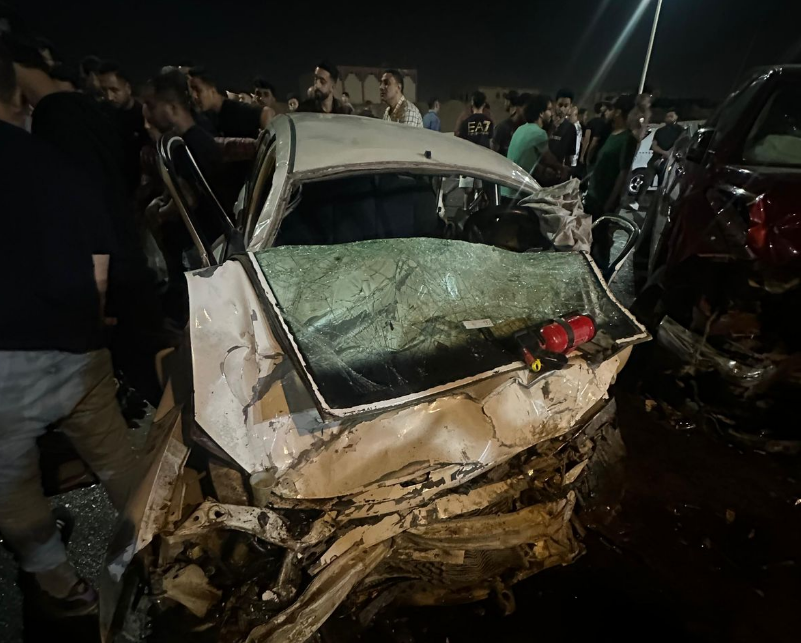 حادث &nbsp;تصادم بالمقطم