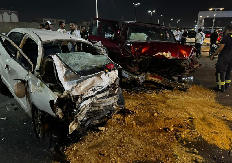 حادث &nbsp;تصادم بالمقطم