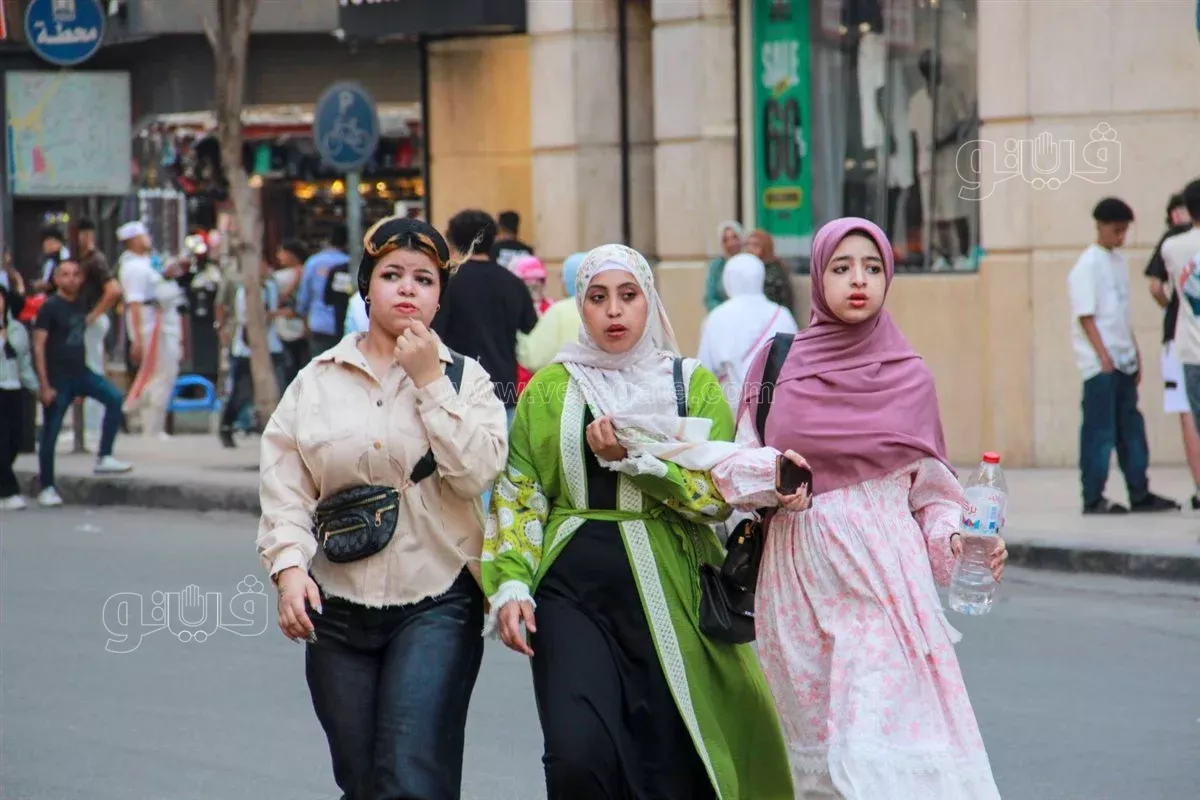 شوارع وسط البلد أول أيام عيد الأضحى&nbsp;