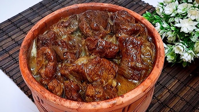 طريقة عمل طاجن اللحم بالبصل&nbsp;
