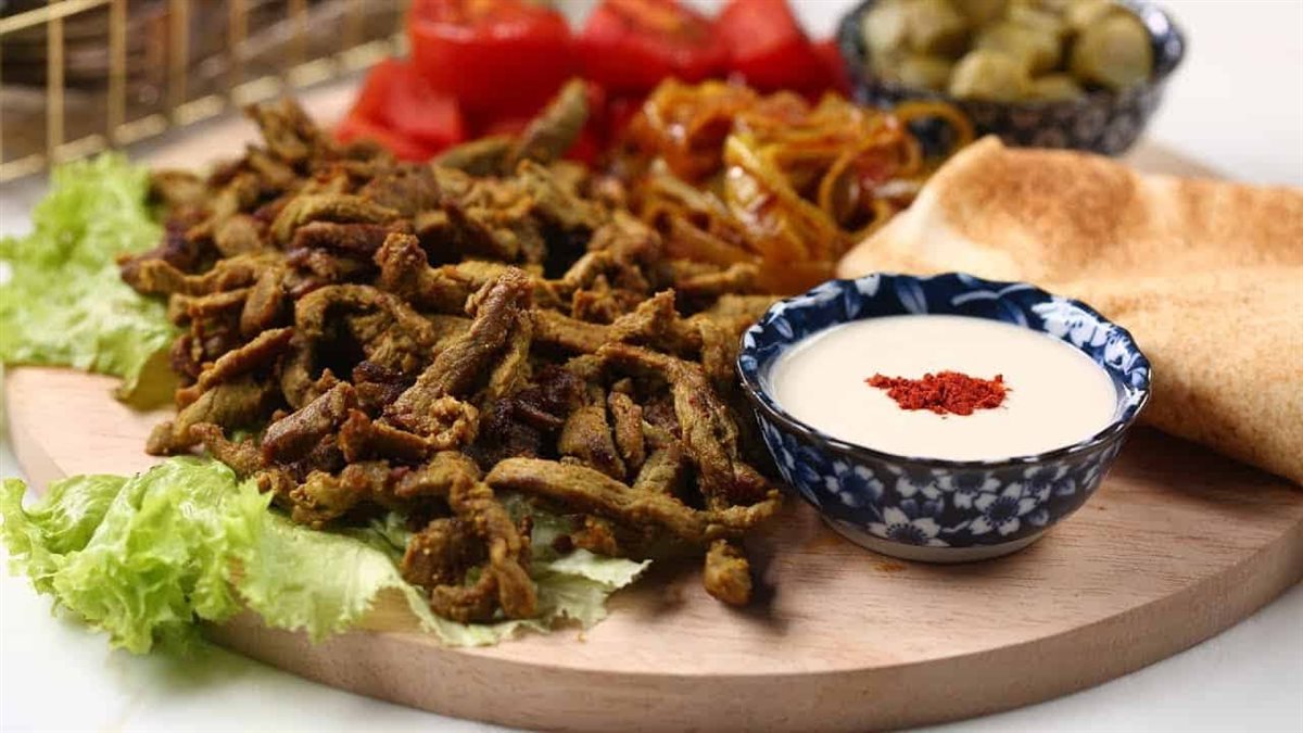 شاورما اللحمة