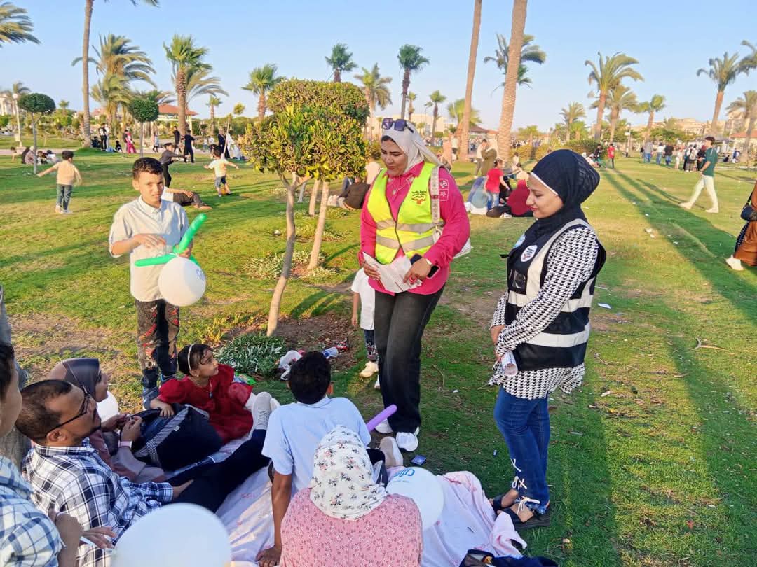 ورش العمل والأنشطة التوعوية للأطفال داخل الحديقة المركزية بدمياط الجديدة&nbsp;