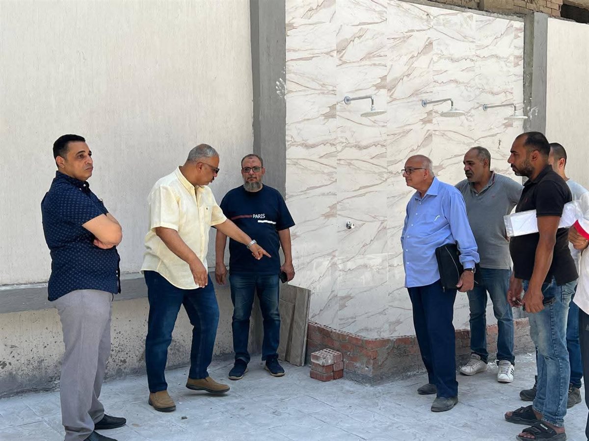 الصبروط يتفقد استعدادات افتتاح حمام السباحة بنزل الجيزة الدولي&nbsp;