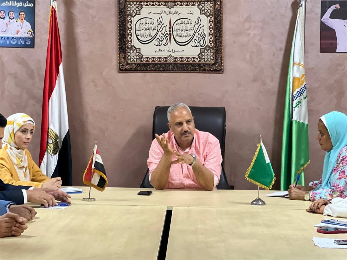 الصبروط خلال لقائه ممثلي الكيانات الشبابية بالجيزة&nbsp;