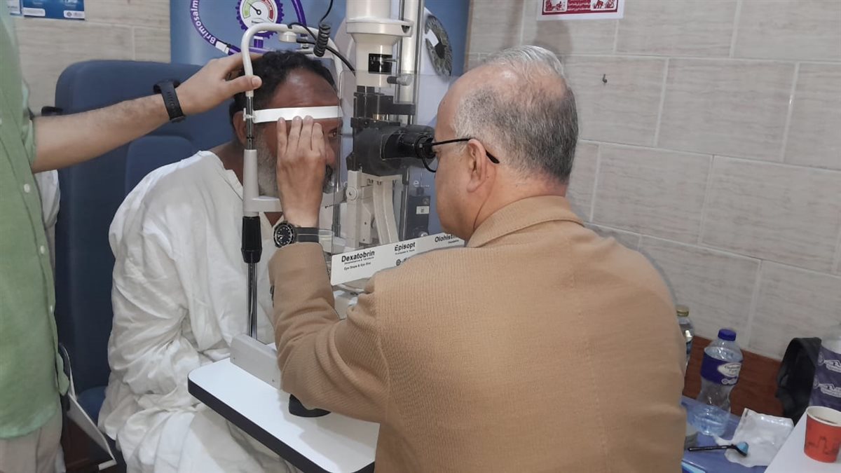 اجراء 6 عمليات والكشف على 30 حالة بستشفي الرمد بدمنهور، فيتو