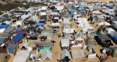 المدينة الإنسانية في رفح، فيتو