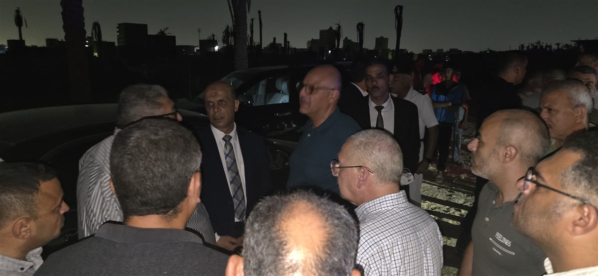 محافظ القليوبية ومدير الامن في حريق الخانكة،فيتو&nbsp;