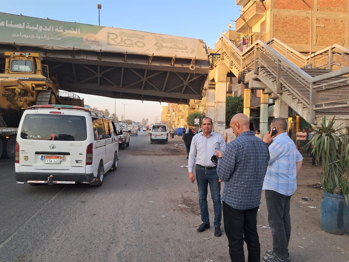 سقوط كوبري مشاه علي الطريق الزراعي،طوخ