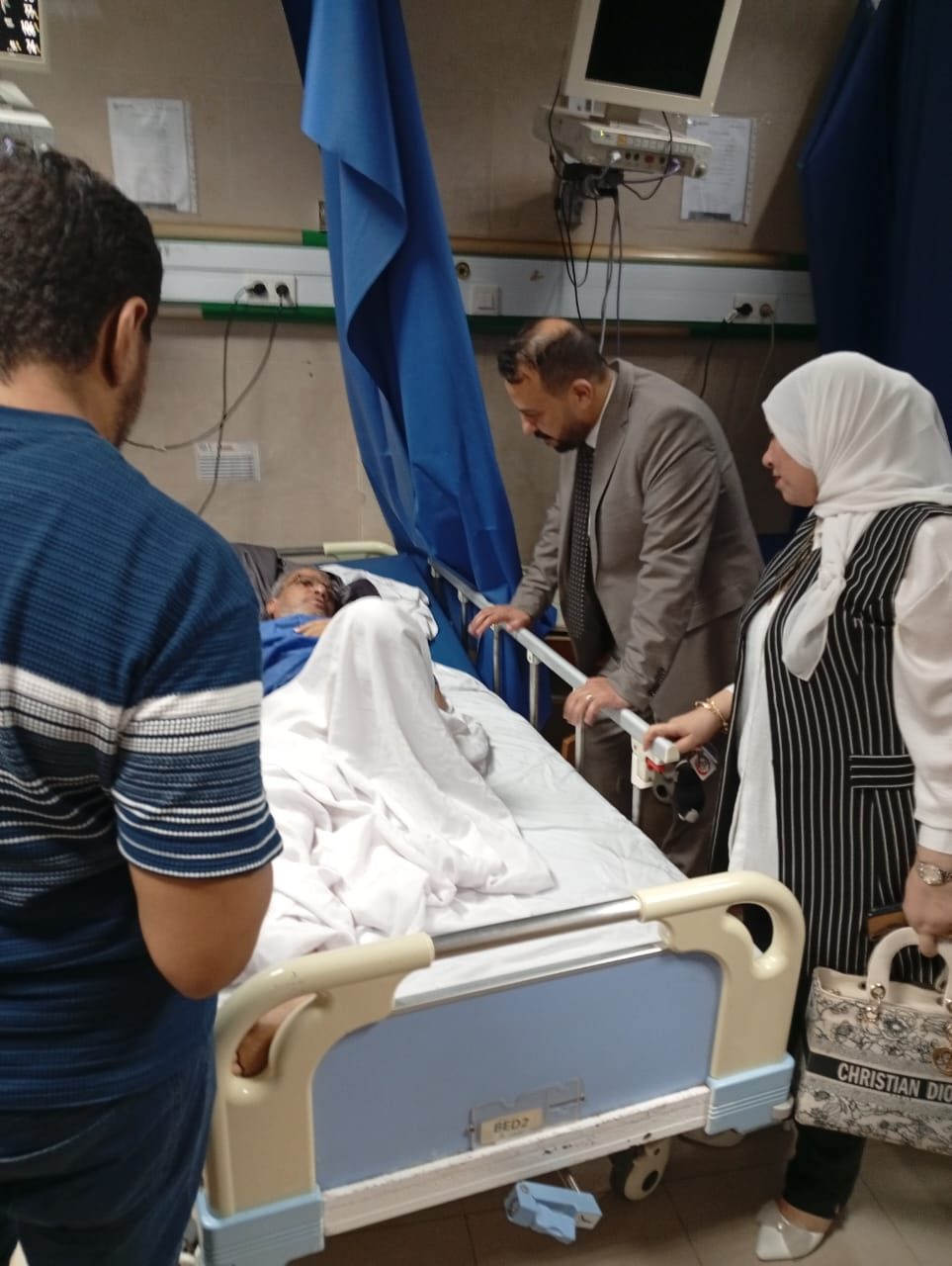 مدير التأمين الصحي يتفقد مستشفى بني سويف