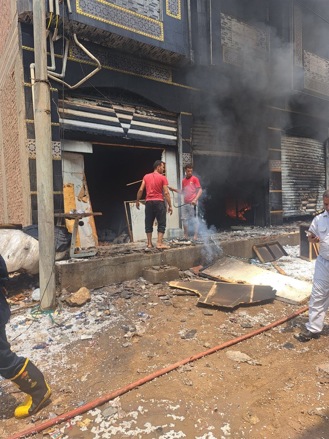 حريق مصنع فوم واطباق فل بقليوب القليوبية،فيتو