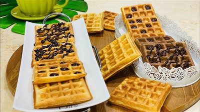 طريقة عمل الوافل&nbsp;