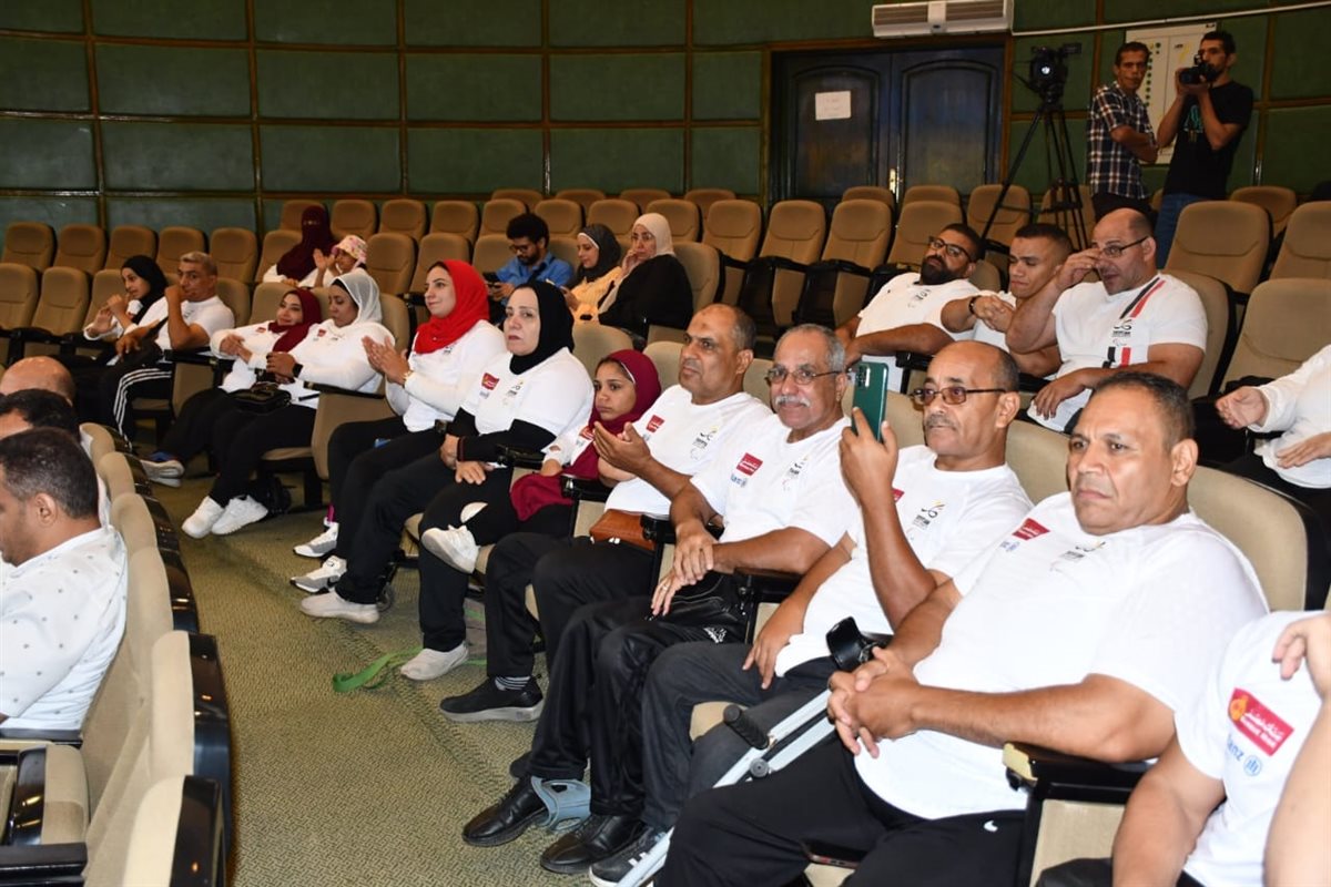 وزير الشباب والرياضة يشهد &nbsp;مؤتمر الإعلان عن بطولة العالم لرفع الأثقال البارالمبية